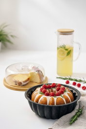 Hermia Set de Cocina de 4 Piezas con Dariole de Granito y Accesorios